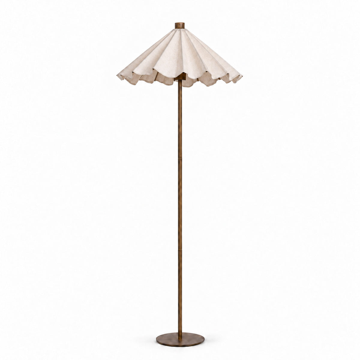 Lyra Ivory Jute Floor Lamp - Image 1