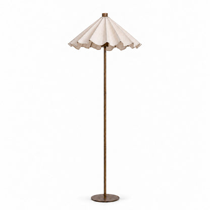 Lyra Ivory Jute Floor Lamp - Default Title - Image 1