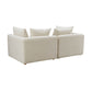 Hangover 81" Modular Loveseat - Off-White - Image 4