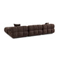 Calliope 4-Piece Performance Modular Sectional - Dark Brown - Image 5