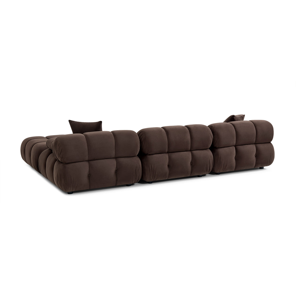 Calliope 4-Piece Performance Modular Sectional - Dark Brown - Image 5