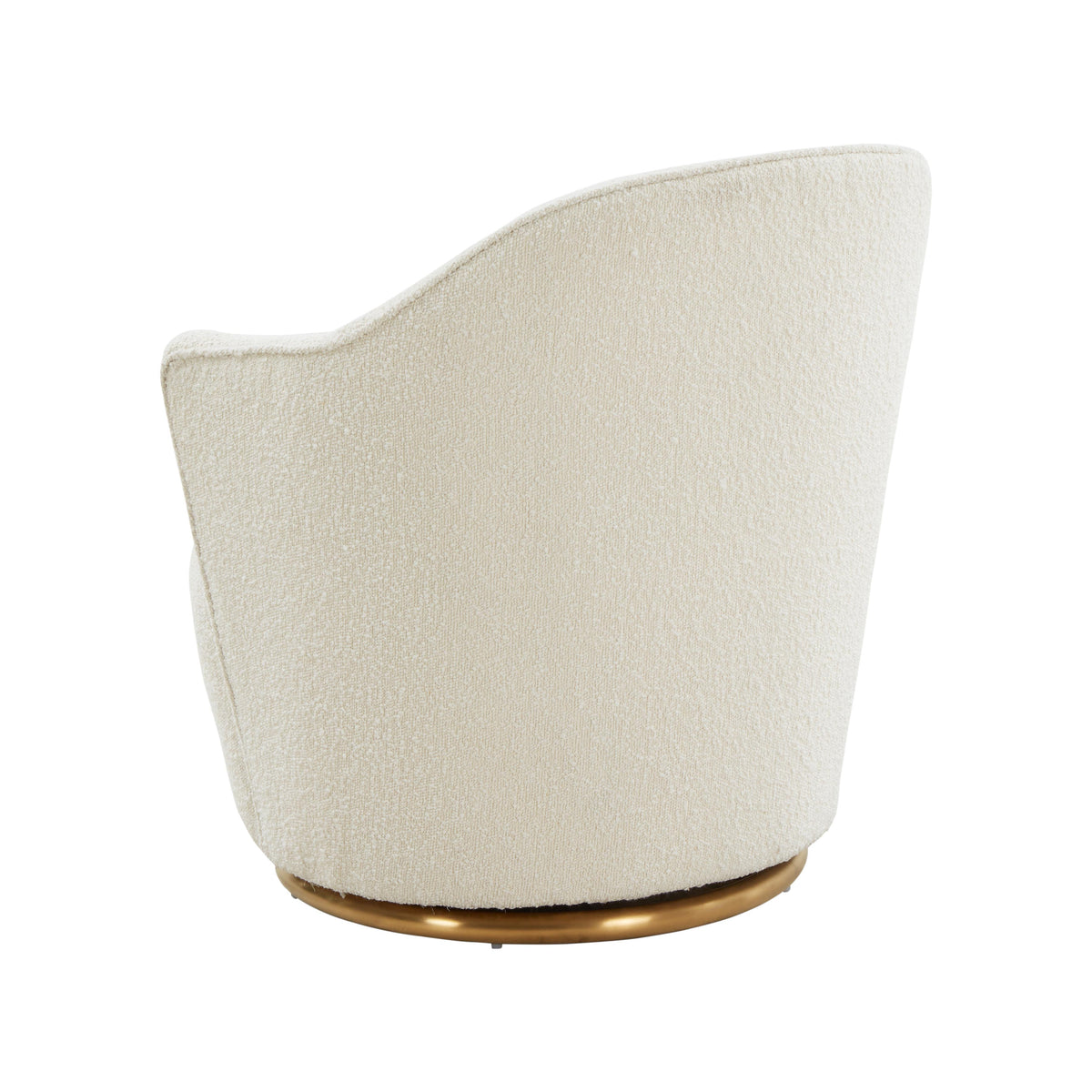 Skyla Swivel Accent Chair - Cream - Image 4
