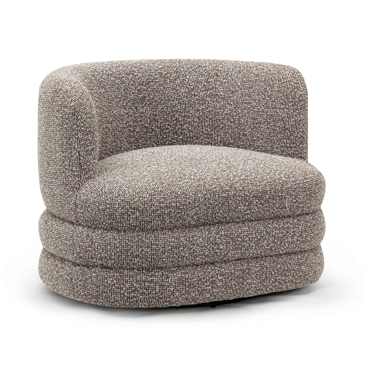 Astor Swivel Hotel Lounge Chair - Heathered Grey - Image 1