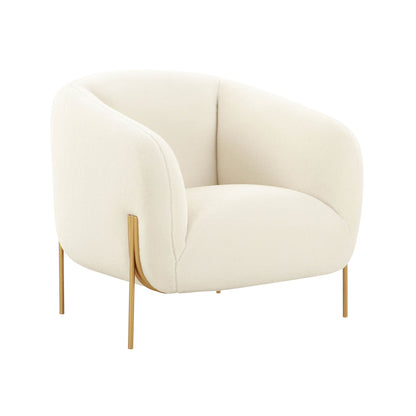 Kandra Accent Chair by Inspire Me! Home Decor - Off-White - Image 2