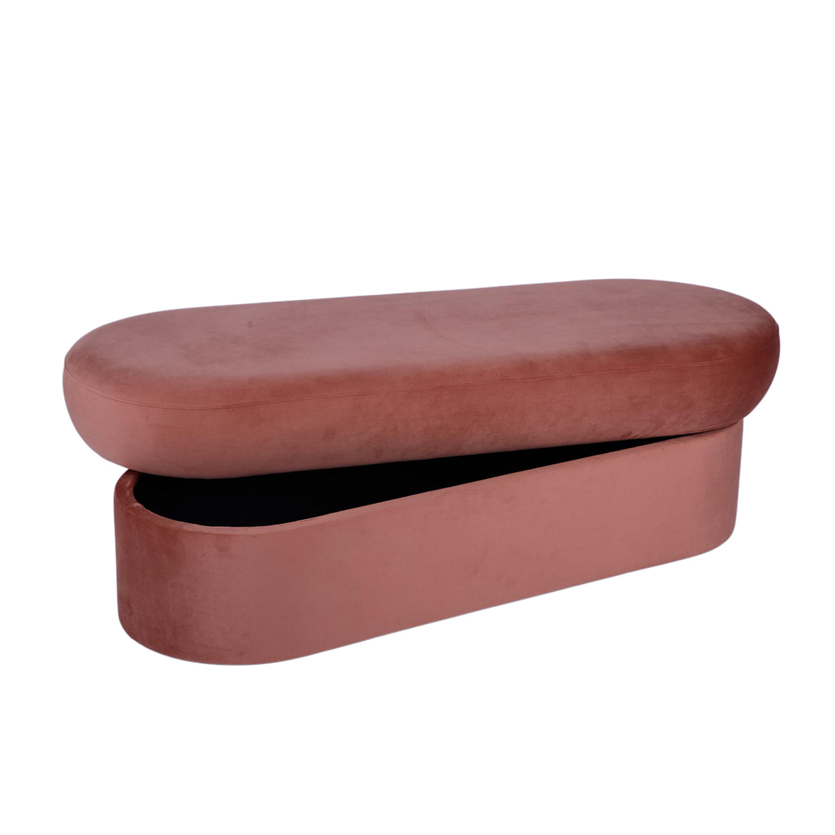 Andrea Performance Velvet Storage Bench (31