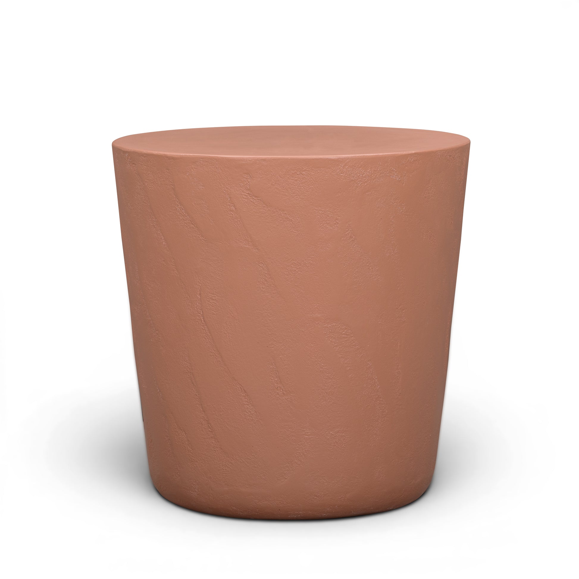 Margot Indoor/Outdoor Concrete Stool - Terracotta - Image 2
