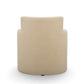 Passe Tasseled Velvet Swivel Accent Chair - Tan - Image 5