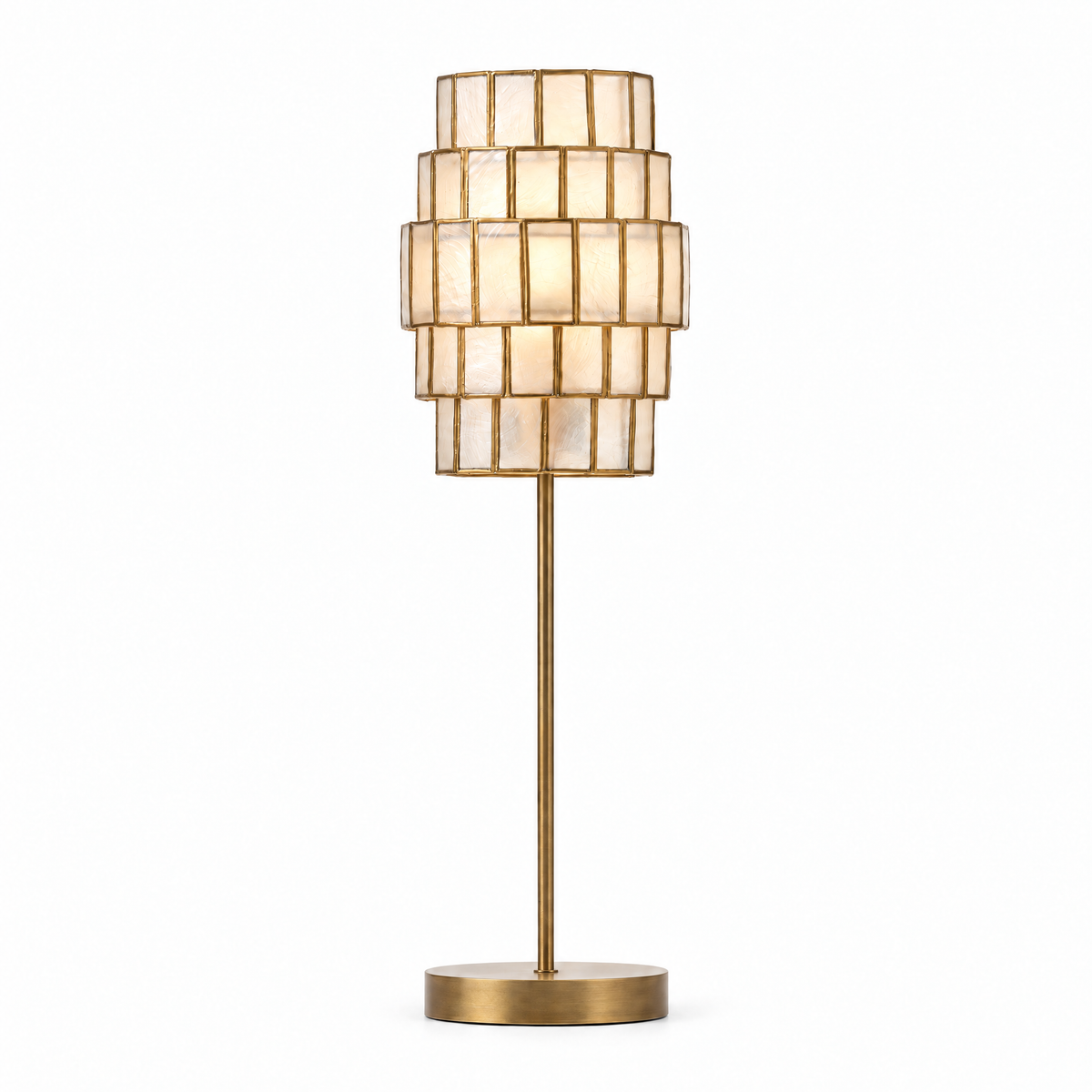 Narea Capiz Shell Table Lamp - Image 2
