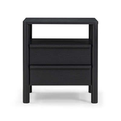 Tyra 22" Black Ash Nightstand - Image 1