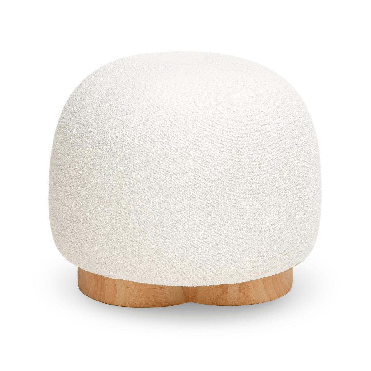 Oopa Swivel Ottoman - Cream - Image 1