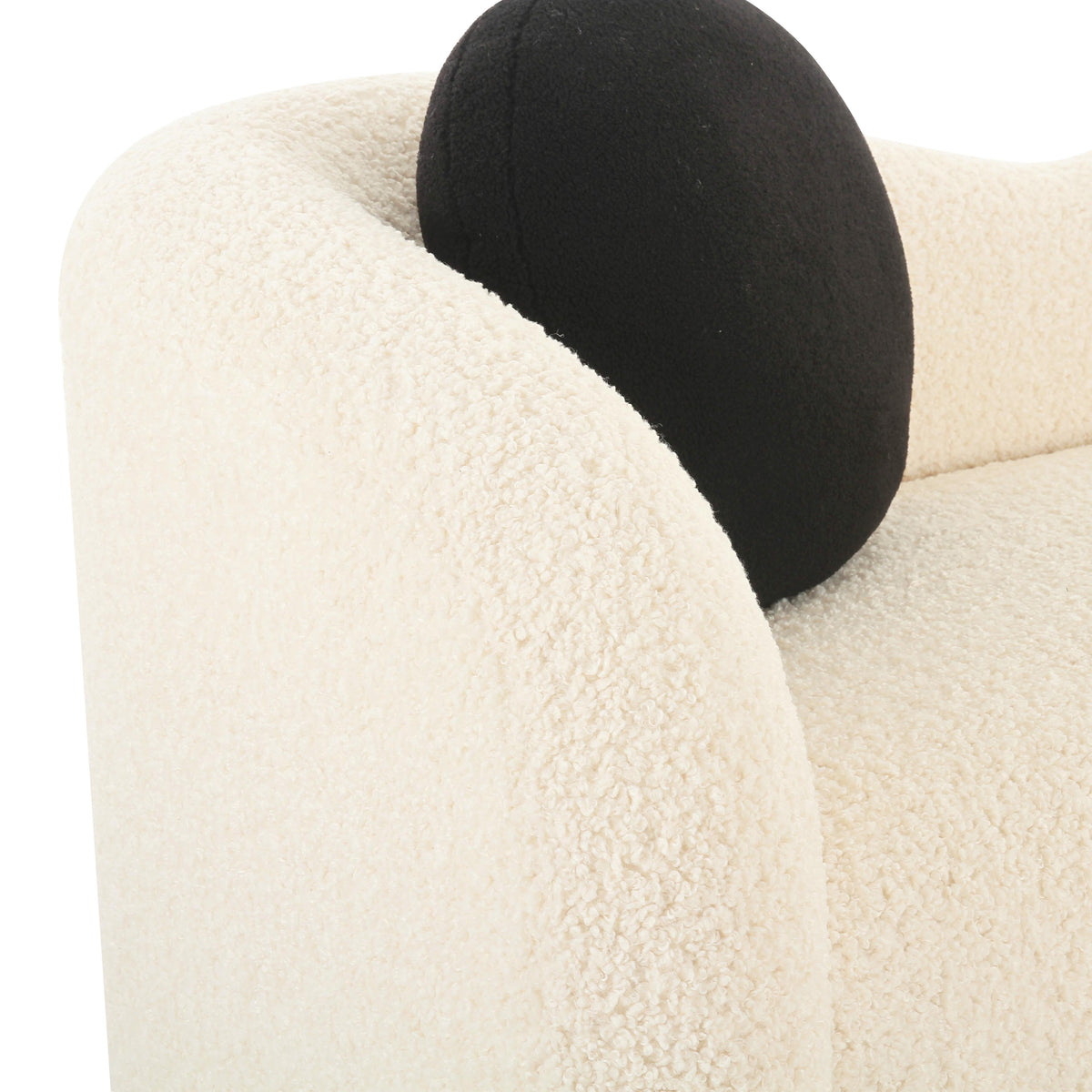 Leonie Faux Shearling Sofa (84