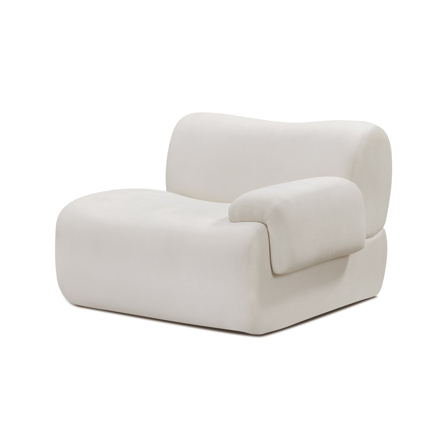 Zenith Modular Corner Chair - Cream / RAF - Image 4