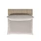 Cali Performance Fabric & Wicker Outdoor Armless Chair - Grey / Natural - Image 4