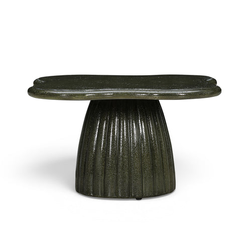 Addison 32" Green Concrete Indoor/Outdoor Coffee Table