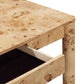 Berri 60" Natural Burl 3-Drawer Work Desk - Image 4
