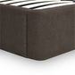 Harmony Performance Chenille Storage Bed - Chocolate Brown / Queen - Image 9
