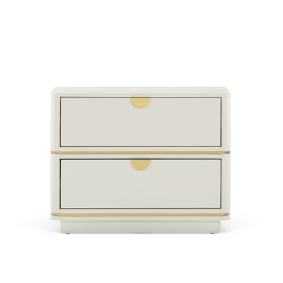 Julieta 28" 2-Drawer Nightstand - Image 1