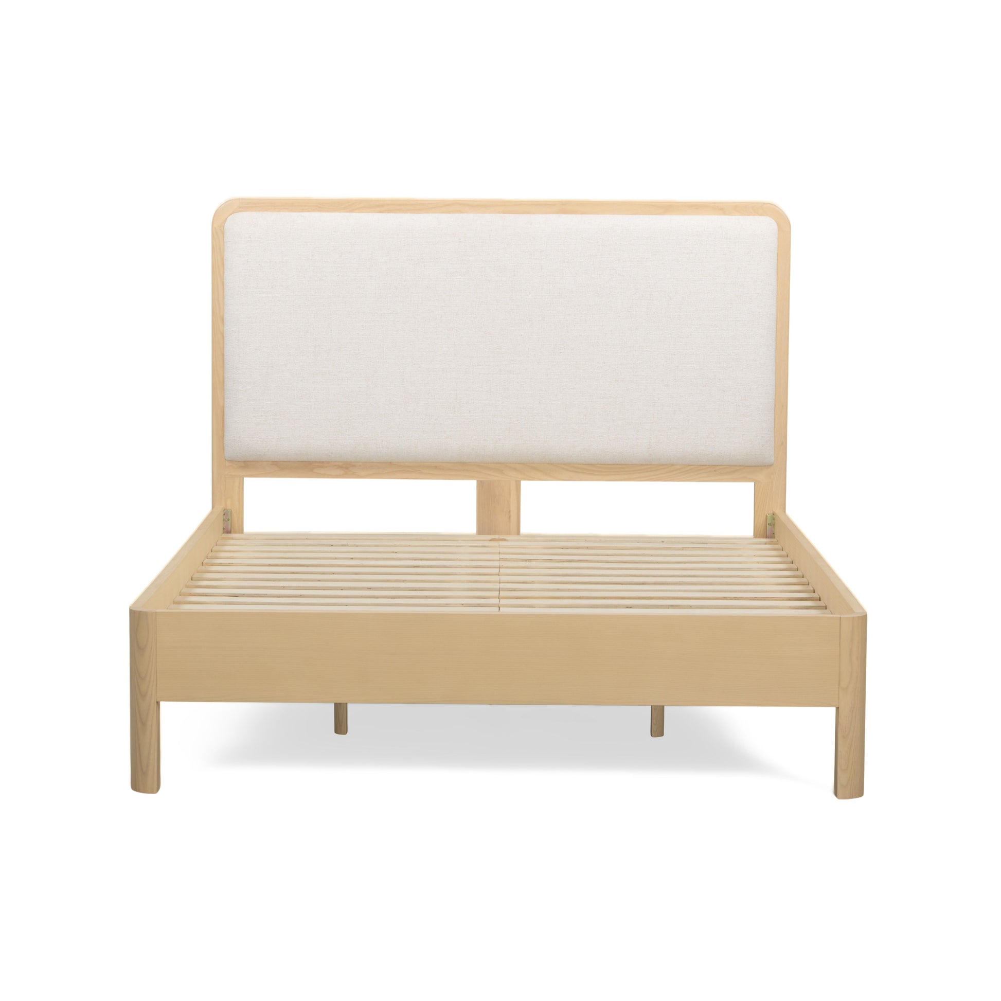 Rafaelle Natural Solid Ash Queen Bed - Image 7