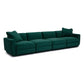 Perry Modular Sofa (96"-124") - Deep Green / 96" - Image 7