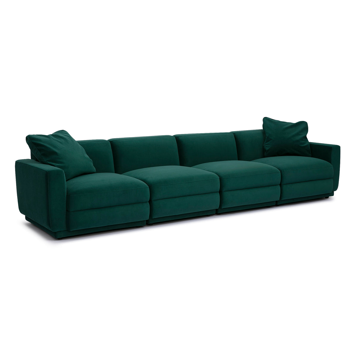 Perry Modular Sofa (96"-124") - Deep Green / 96" - Image 7