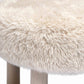Carmel Contract-Grade Vegan Shearling Accent Chair - Natural - Image 5