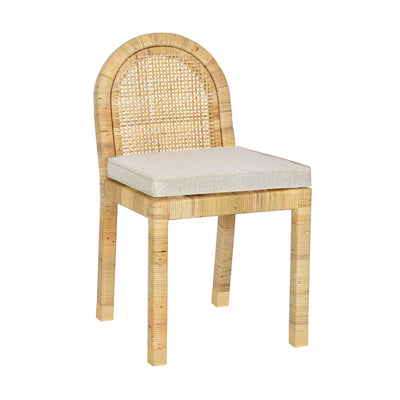 Amara Arched Rattan Dining Chair - Image 1