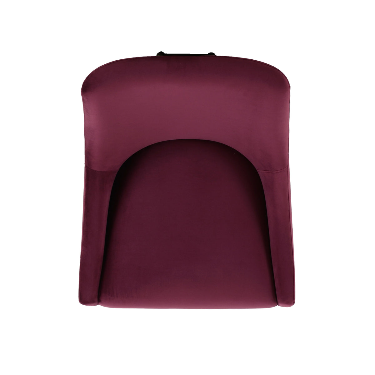 Beatrix Performance Velvet Dining Chair - Burgundy - Image 8