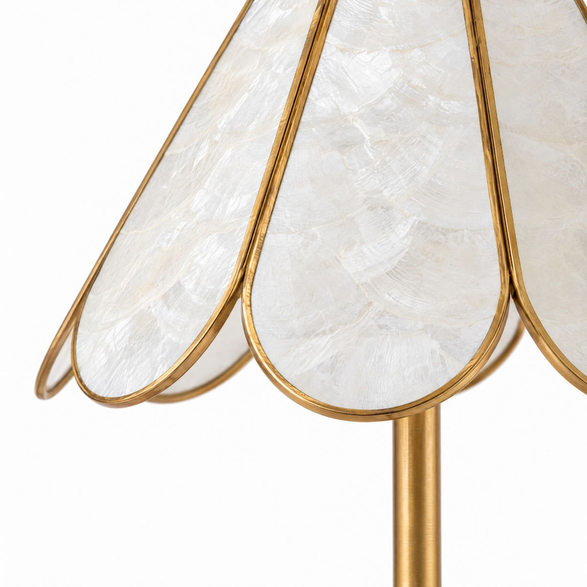 Marfa Capiz Shell Gold Table Lamp - Image 4