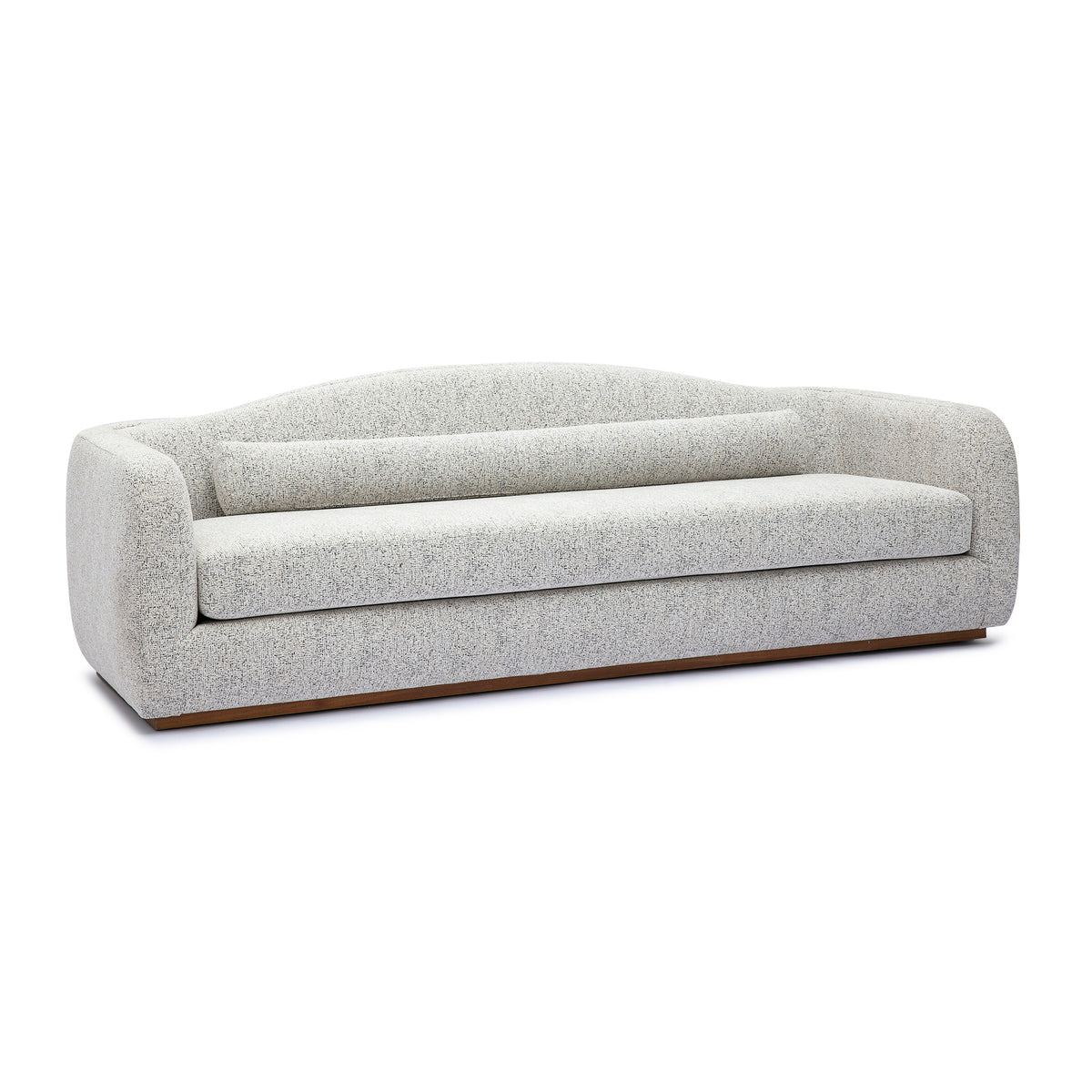 Camille 99" Sofa - Black and White - Image 2