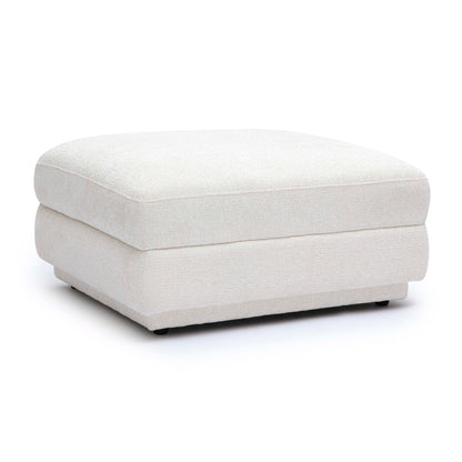 Perry Modular Ottoman - Cream - Image 1