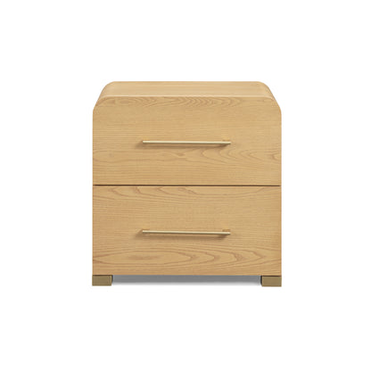 Marissa 22" Ash 2-Drawer Nightstand - Natural Ash - Image 1