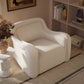 Charli Performance Swivel Chair - Cream - Image 2