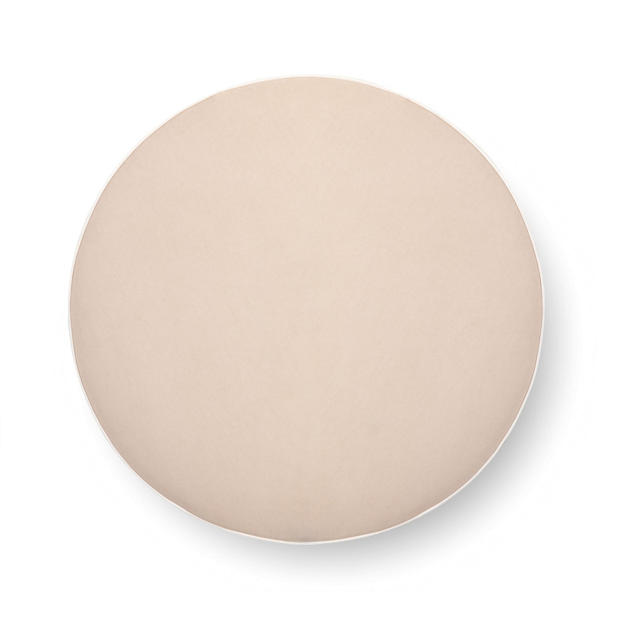 Tassy Tasseled Round Ottoman - Tan - Image 6
