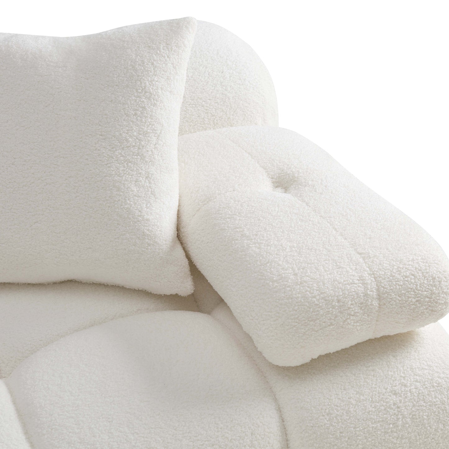 Calliope 6-piece Performance Modular U-Sectional - Cream - Image 6