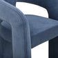 Malone Denim Blue Performance Fabric Dining Chair - Image 3