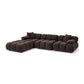 Calliope 4-Piece Performance Modular Sectional - Dark Brown - Image 4