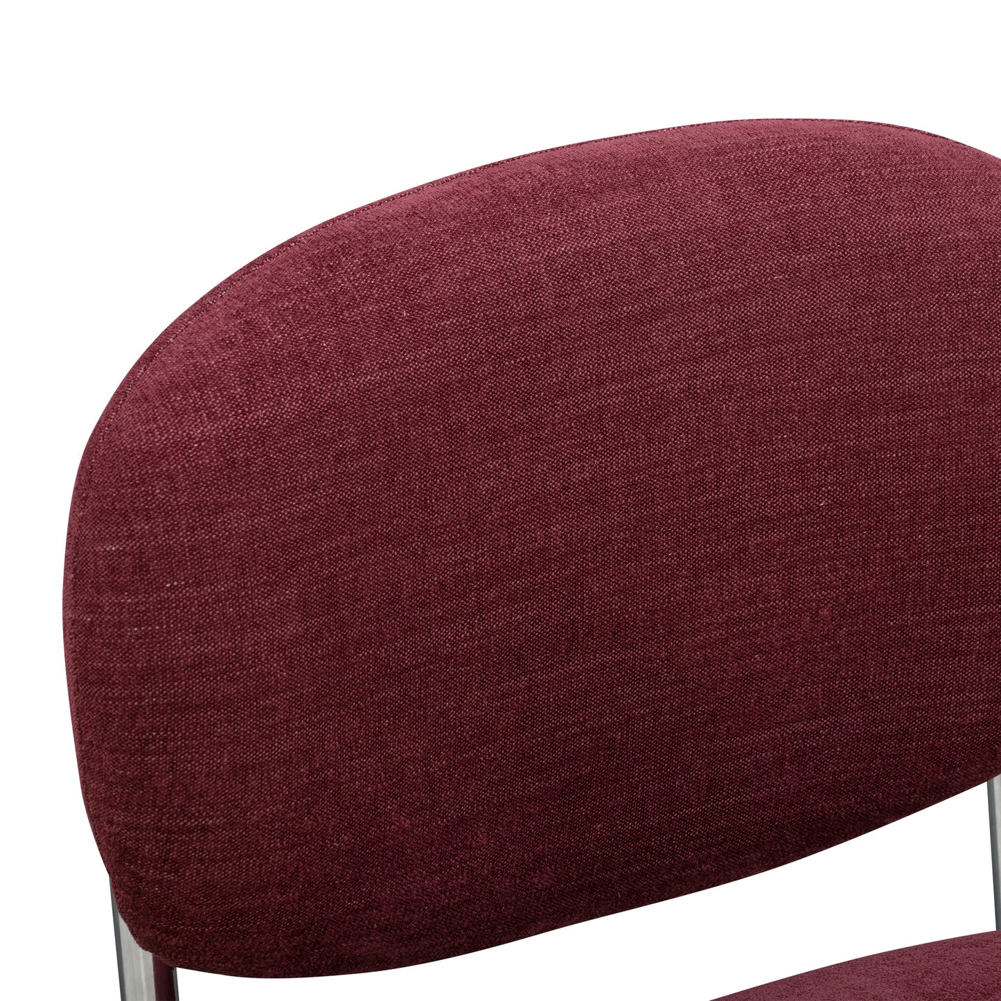 Becky Performance Chenille Chair - Red Wine - Image 6