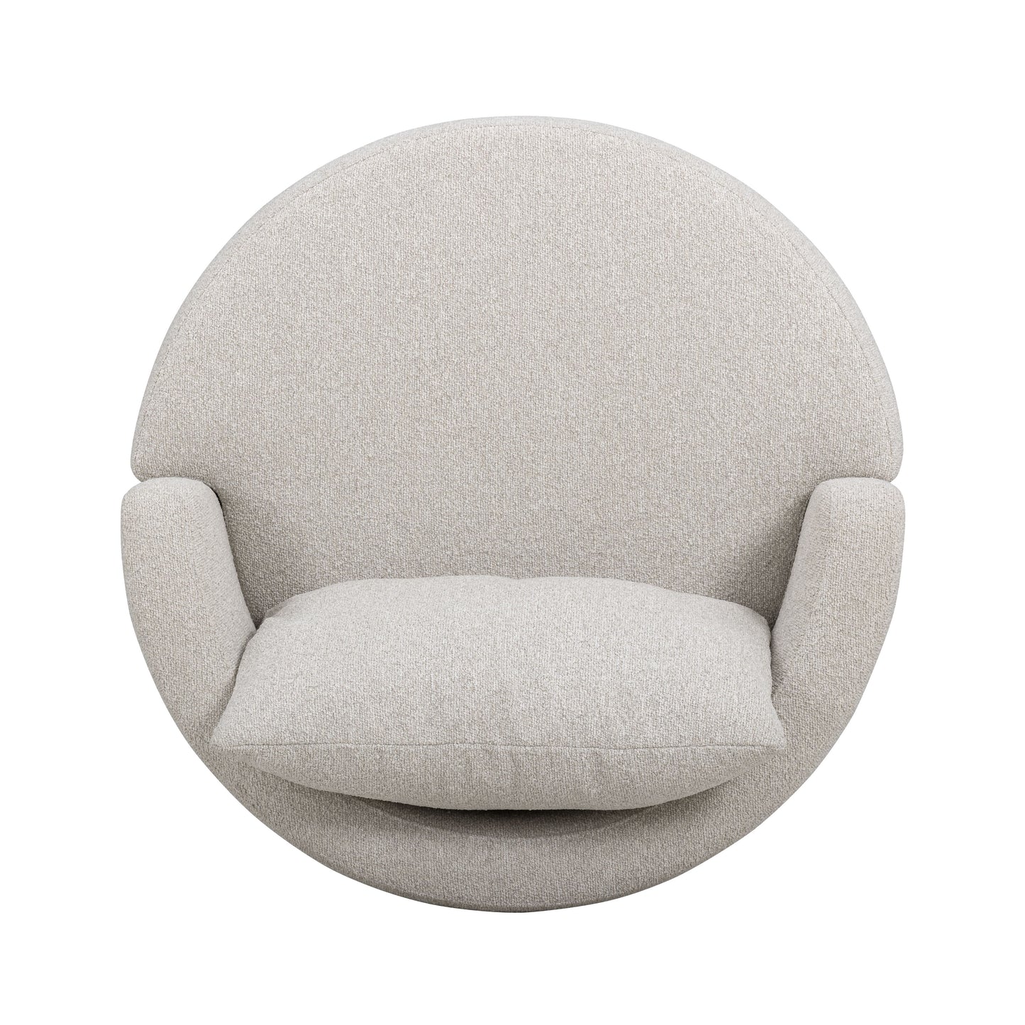 Silvi Performance Boucle Swivel Accent Chair - Off-White - Image 5
