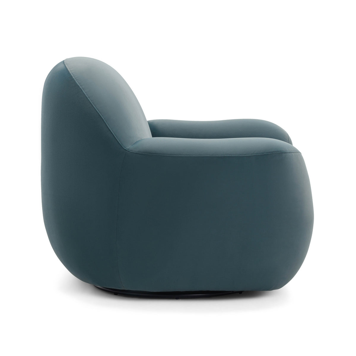 Tiago Swivel Accent Chair - Dark Teal - Image 4