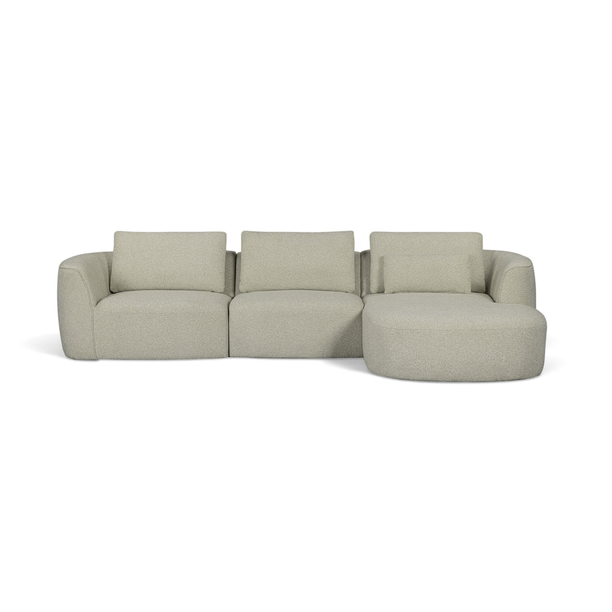 Noor 3-Piece Modular Sectional - Wheat / RAF - Image 1