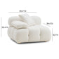 Calliope Performance Modular Corner Chair - Cream - Image 7