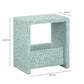Tia 20" Mother of Pearl Nightstand - Image 8