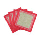 Crissy Cotton Canvas Printed Napkins - Set of 4 - Pink - Image 4