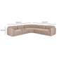 Gorge 5-Piece Modular Corner Sectional - Tan - Image 5