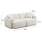 Travie 78" Modular Loveseat - Sand - Image 6