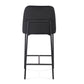 Sydney Performance Velvet Counter Stool Set of 2 - Black - Image 7