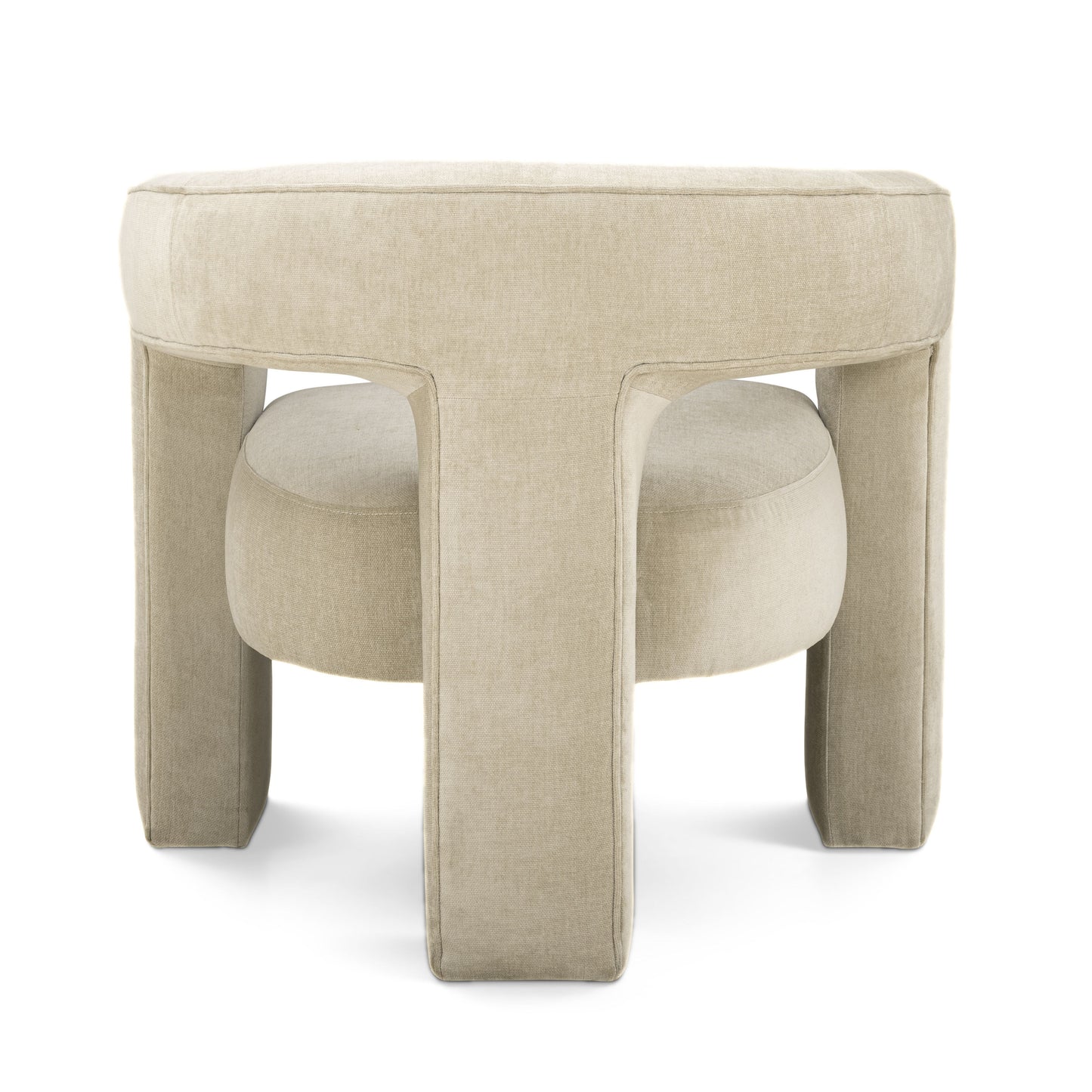 Malone Accent Chair - Taupe - Image 4