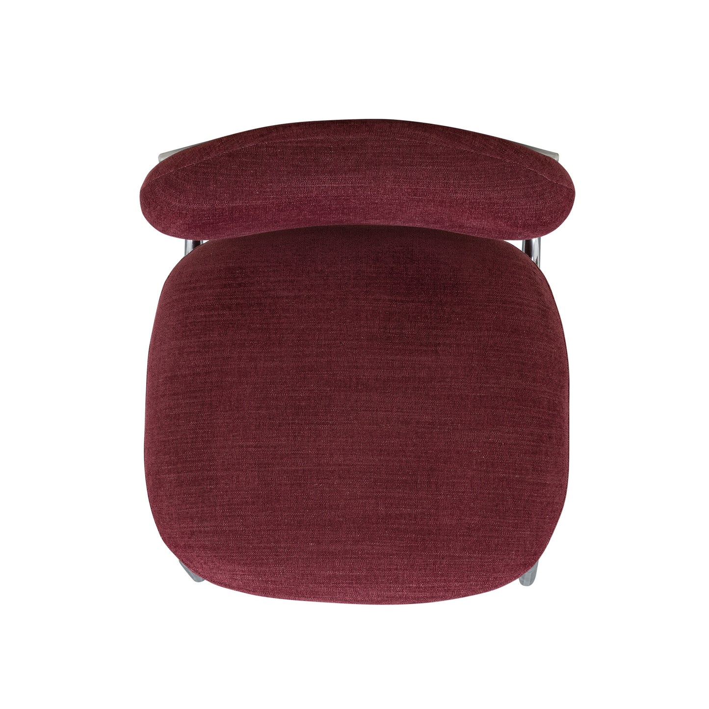 Becky Performance Chenille Chair - Red Wine - Image 5