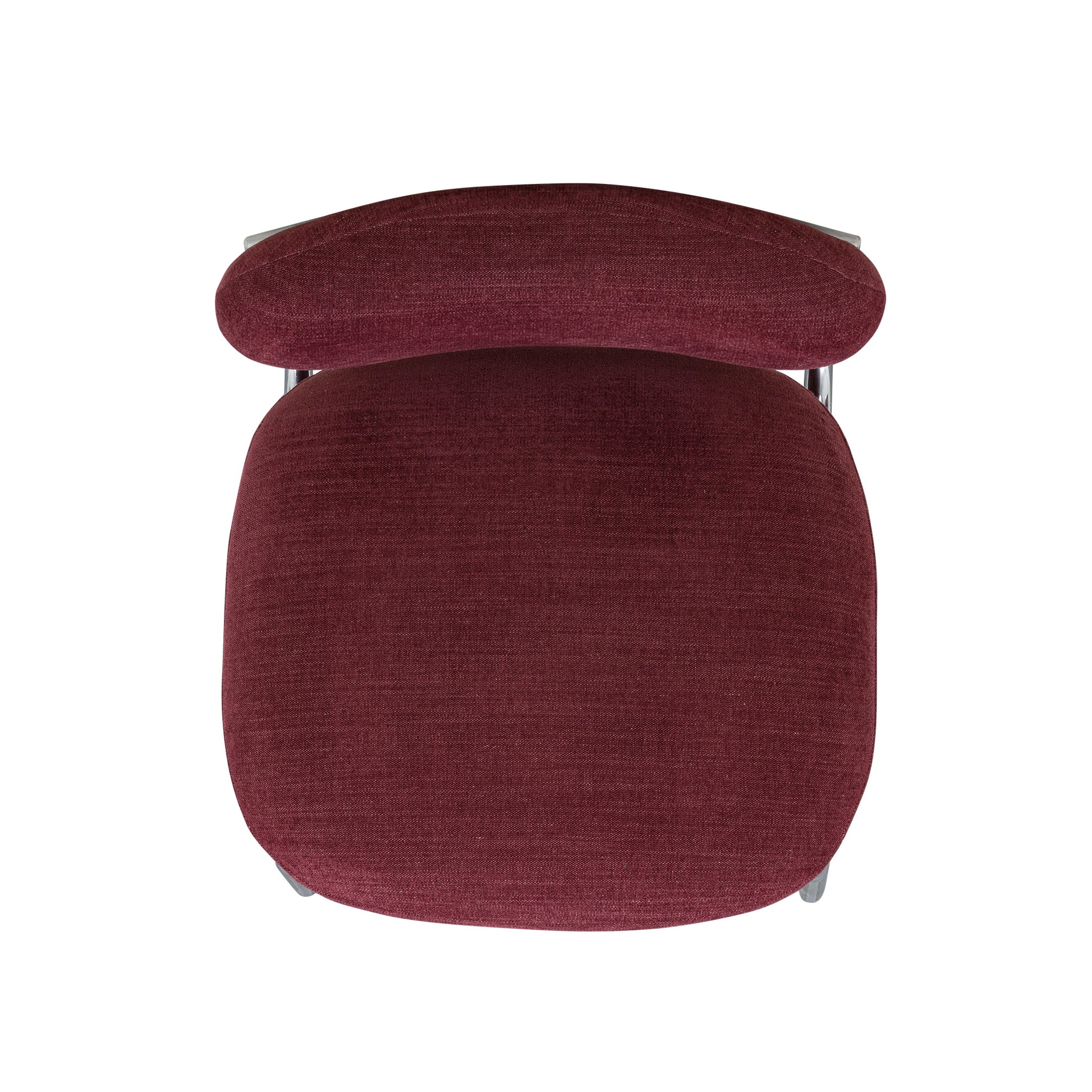 Becky Performance Chenille Chair - Red Wine - Image 5