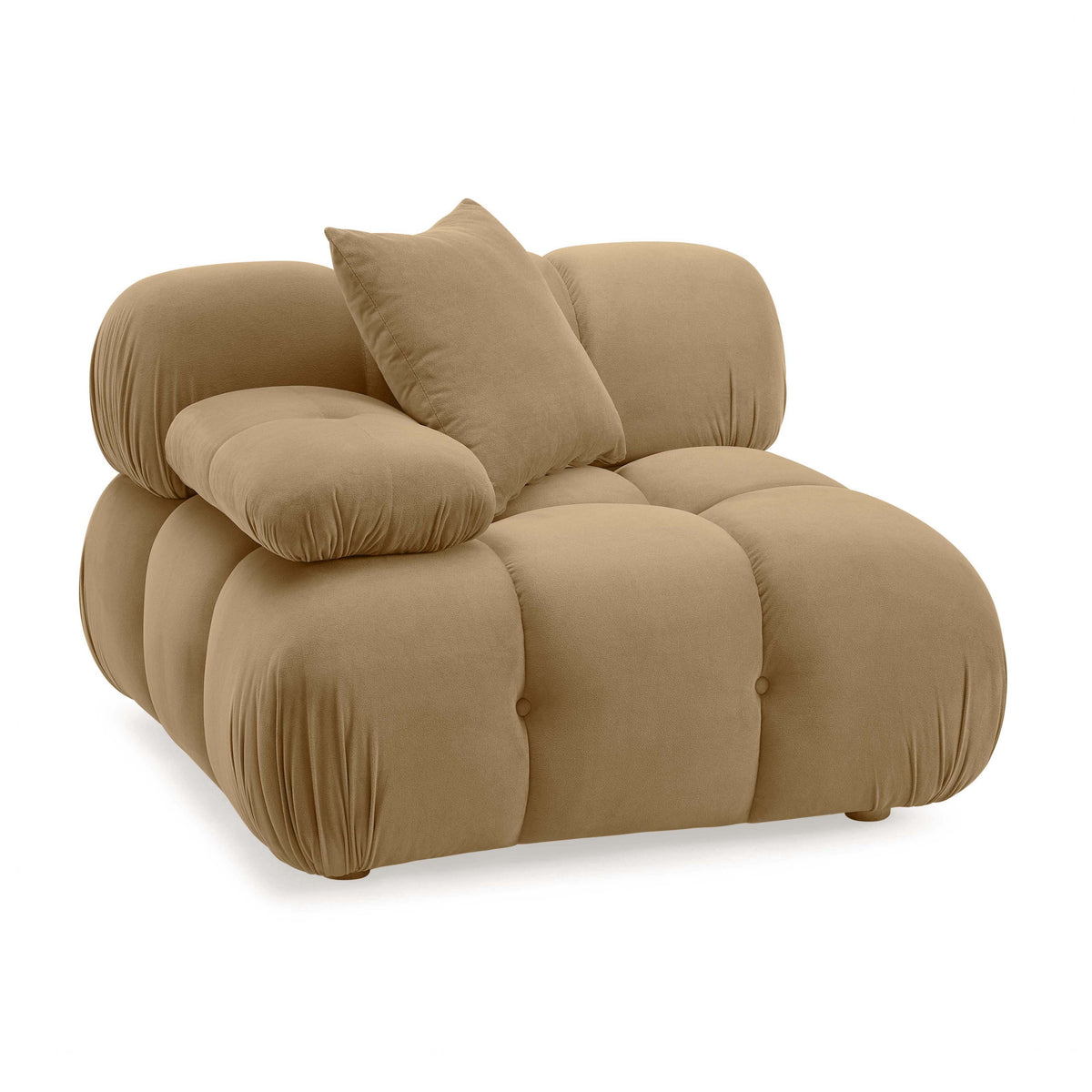 Calliope Performance Modular Corner Chair - Cafe Au Lait - Image 1